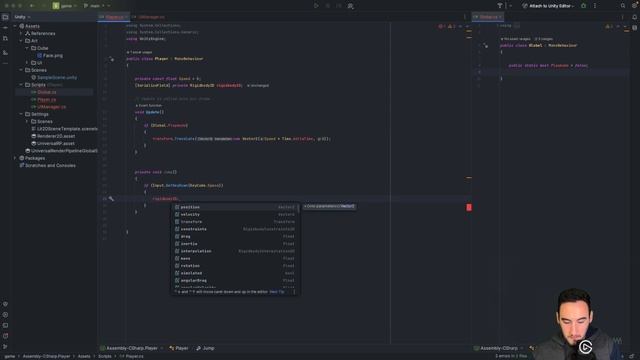 How to make the player move as well as have the camera follow along - Episode 2