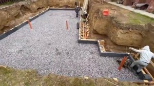 Подготовка к заливке фундамента