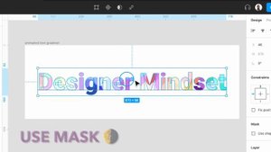 ? Animated text gradient | Figma mask animation | Speed Design