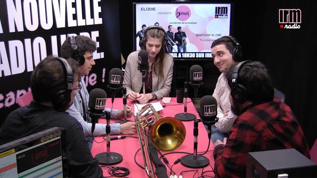 B-MOL : le quatuor de trombone SLYME met l’ambiance sur IRM.RADIO смотреть онлайн