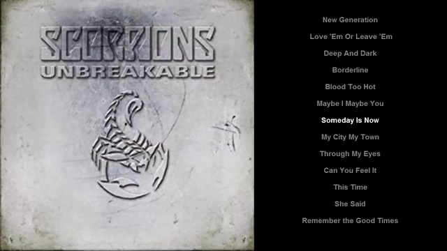 Scorpions   -  Unbreakable  2004  Full Album