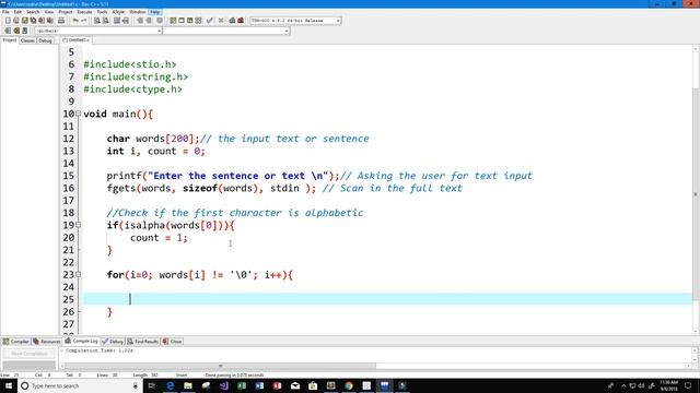 Count the Number of Words in the Input String смотреть онлайн