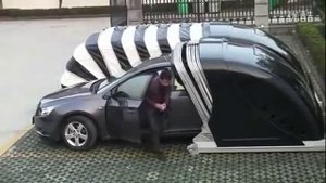 Китайцы узнали, что такое гараж-ракушка.
