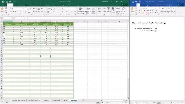 How to remove table formatting in Excel смотреть онлайн