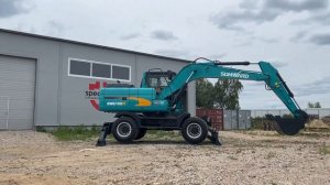 Колесный экскаватор Sunward SWE150W.