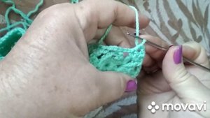 Красивая ажурная повязка на голову , вязаная крючком. Лёгкая ажурная вязка.