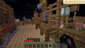 Майнкрафт, но ИФРИТ забежал на огонёк к НУБАМ на ОДИН БЛОК в Скайблок #10 ? Elfinka PLAY!