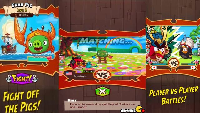 Angry Birds Fight! - Unbeatable Boss Piggies FINAL Map Flower Island Gameplay Part 44 смотреть онлайн