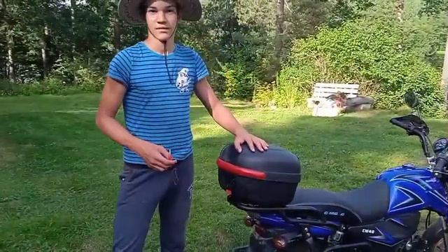 Обзор на момед Alpha с.мото Forester 110 куб. см 2022 года смотреть онлайн