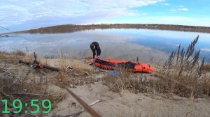 Веловодный ПВД на пакрафте Иволга L. Спуск на воду за 40 минут