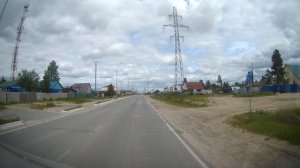 Пурпе / проезд по поселку