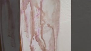 Имитация мрамора акриловыми красками /оформление колонны / ручная работа /