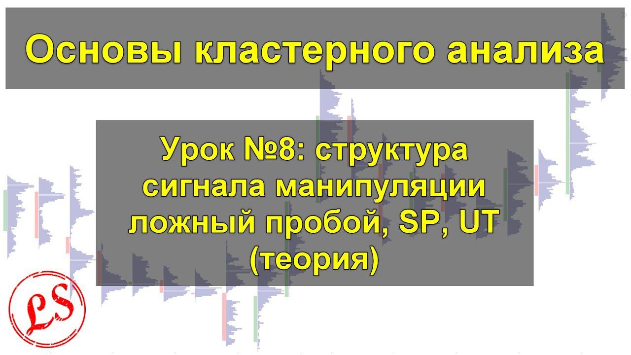 Урок №8_ структура сигнала манипуляции, ЛП, SP, UT (теория). Кластерный анализ.