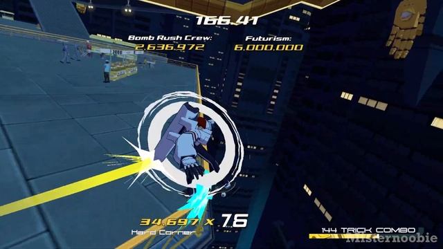 Bomb Rush Cyberfunk - Unlock FUTURISM Girl | 6 million combo points смотреть онлайн