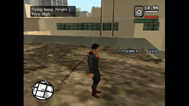 Обзор мода для GTA: San Andreas "Kryptonian Mod" смотреть онлайн