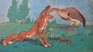 Л Толстой  Волк и журавль