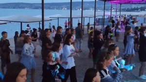 1.08.22 Вечерняя дискотека на пляже ДОЛ "Айвазовский" 2022