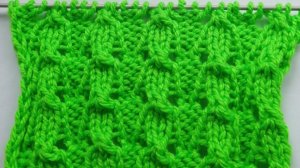 Узор спицами. Колокольчики.