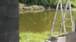 беседка своими руками около пруда