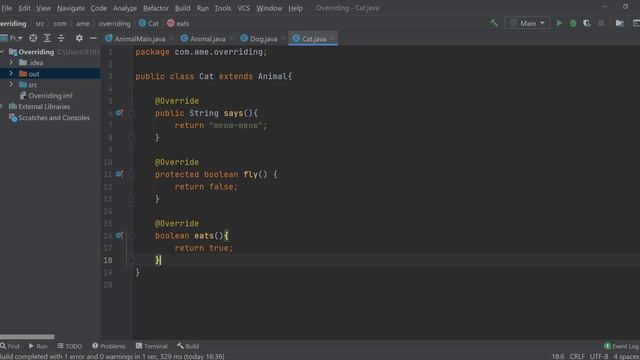 Method Overriding | Rule - 1 смотреть онлайн