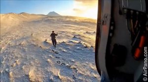 Извержение вулкана Плоский Толбачик Камчатка