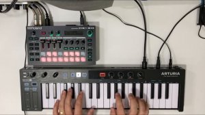 Testing Roland MC-101 // Testando Roland MC-101 + Arturia Keystep 37
