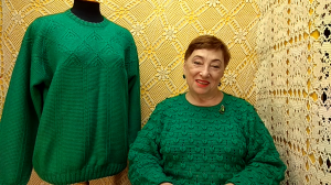 Свитер "Спортивный". Мастер-класс по вязанию крючком от О. С. Литвиной.