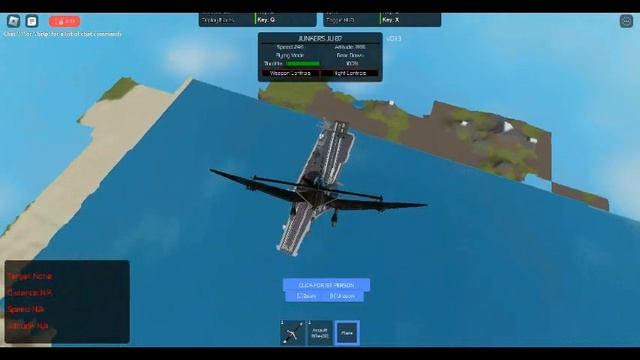 JU-87 Stuka dive! Roblox Military Plane Simulator! смотреть онлайн