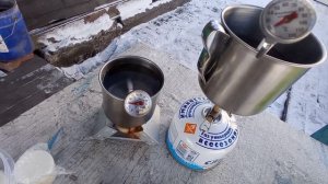 СУХОЕ ГОРЮЧЕЕ vs ГАЗ. Испытание горелок при -18.