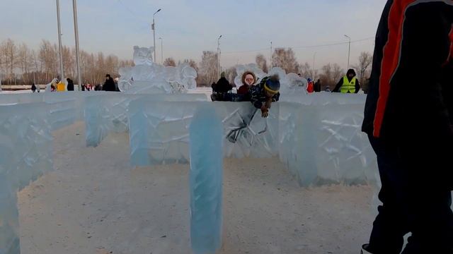 Городская ёлка г. Красноярск 01 01 2023г остров Татышев
