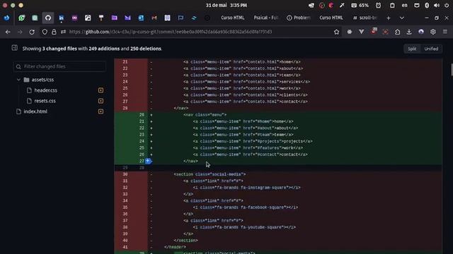 CURSO GIT - AULA 2 - FINAL - GITHUB PAGES E PULL REQUEST смотреть онлайн