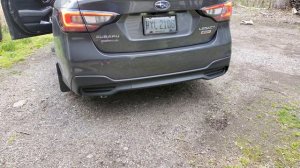 2020 Subaru Legacy sport Nameless muffler delete