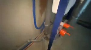 Опуск стояка канализации.