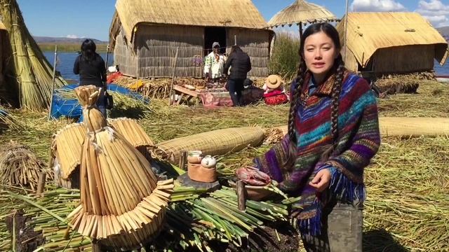 Падай на хвост! Индейцы Урос, которые живут на воде. Озеро Титикака. смотреть онлайн