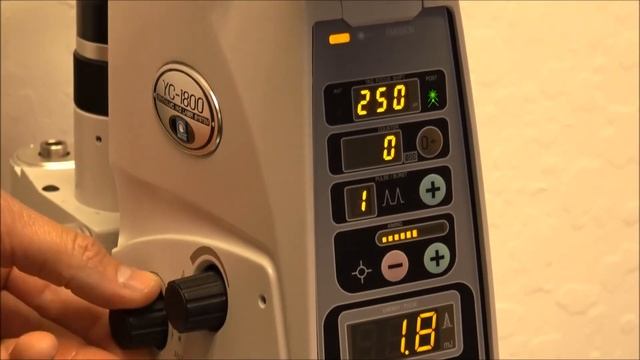 NIDEK YC-1800 YAG Laser Offset Training Video смотреть онлайн