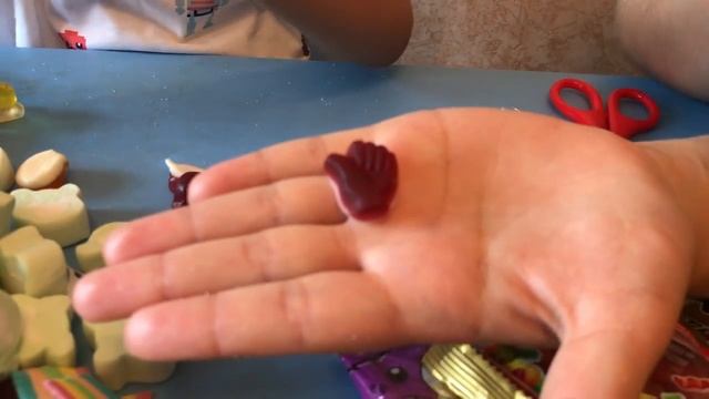 Распаковка мармелада.   Мармеладные сладости  Посылка сладостей Haribo Candy challenge Gummy food