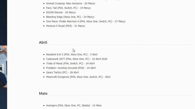 TODOS os lançamentos PS4 / Xbox e PC DE 2020 JÁ COM DATA !! CONFIRA : смотреть онлайн