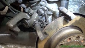 Шкода Октавия замена задних колодок (Skoda Octavia). Ремонт автомобилей шкода.