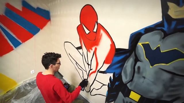 граффити оформление детской комнаты смотреть онлайн