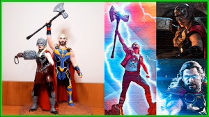 Как слепить Тора и Джейн из фильма "Тор: любовь и гром"