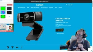 LOGITECH C922 PRO STREAM WEBCAM