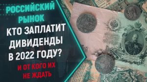 Дивиденды российских компаний в 2022 году. Кто в России заплатит дивиденды? Лучшие дивидендные акции