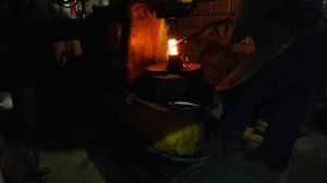 Ковка осадка под штамп на молоте