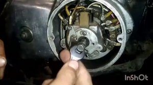 Иж планета 4 выстовляем зажигание.