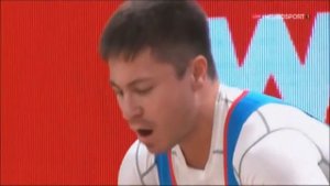Выступление Олега Чена. Чемпионат мира по тяжелой атлетике 2015. Хьюстон США