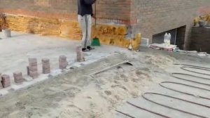 Система снеготаяния под брусчаткой