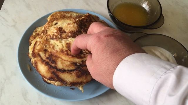 Русские кислые воздушные блины - как правильно кушать