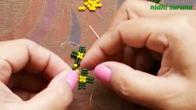 🎀 Beaded Criss Cross Earrings 🎀 (0123) смотреть онлайн