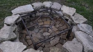Каменный уличный очаг своими руками