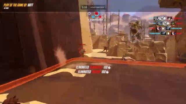 Katt's Play of the Game as Genji on the Temple of Anubis map смотреть онлайн